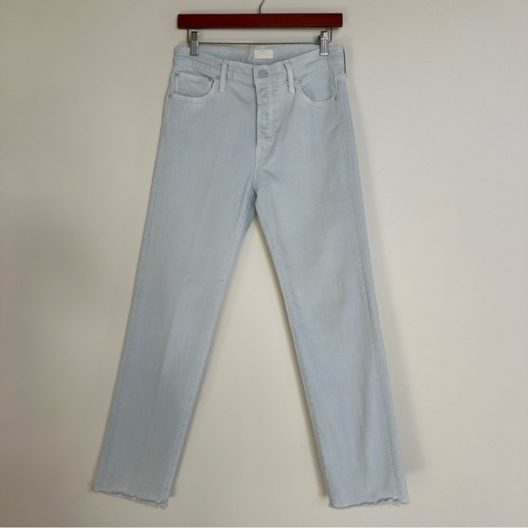 MOTHER The Scrapper Cuff Ankle Fray Jeans in The Devil May Care Size 26 - Picture 2 of 14